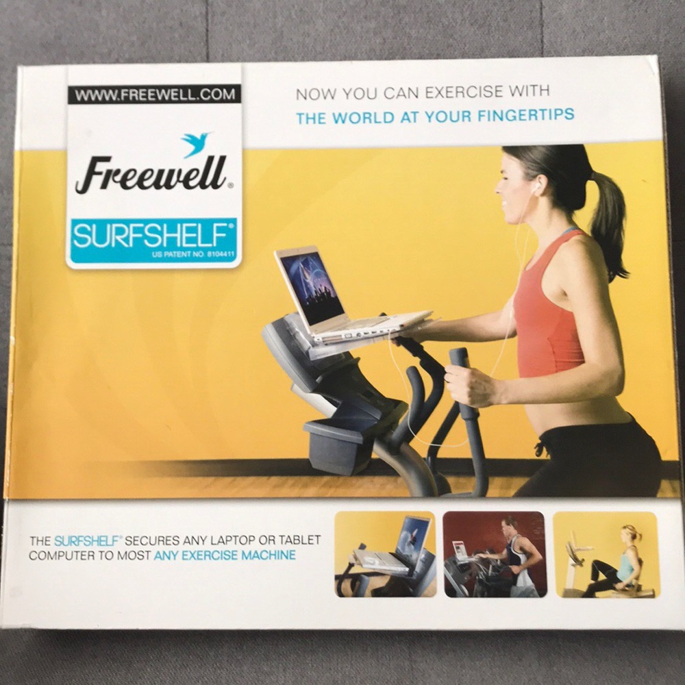 Freewell Laptop Shelf for Exercise Equipment
